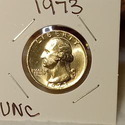 #280 Quater 1973 Coin 