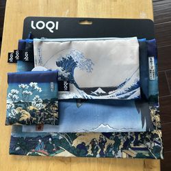 LOQI Zip Packets 3 Bag & Grossly Shoping Bag 