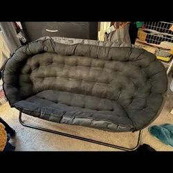 Futon Loveseat Chair – Foldable, Comfy, Great for Small Spaces