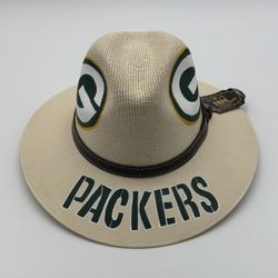 Green Bay Packers Large Hat NEW, this hat is hand painted.
