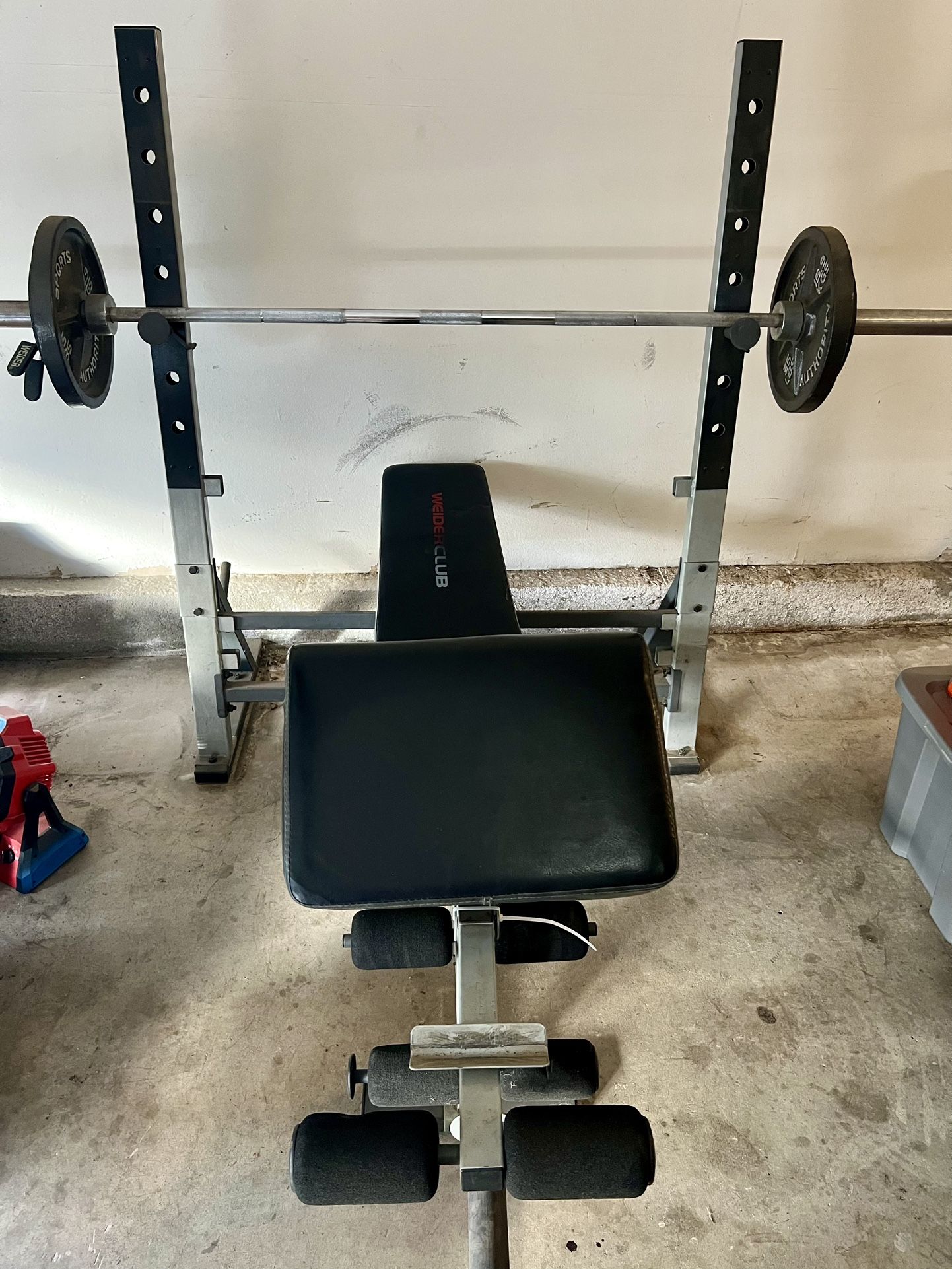 Weider Club Weight Bench Set