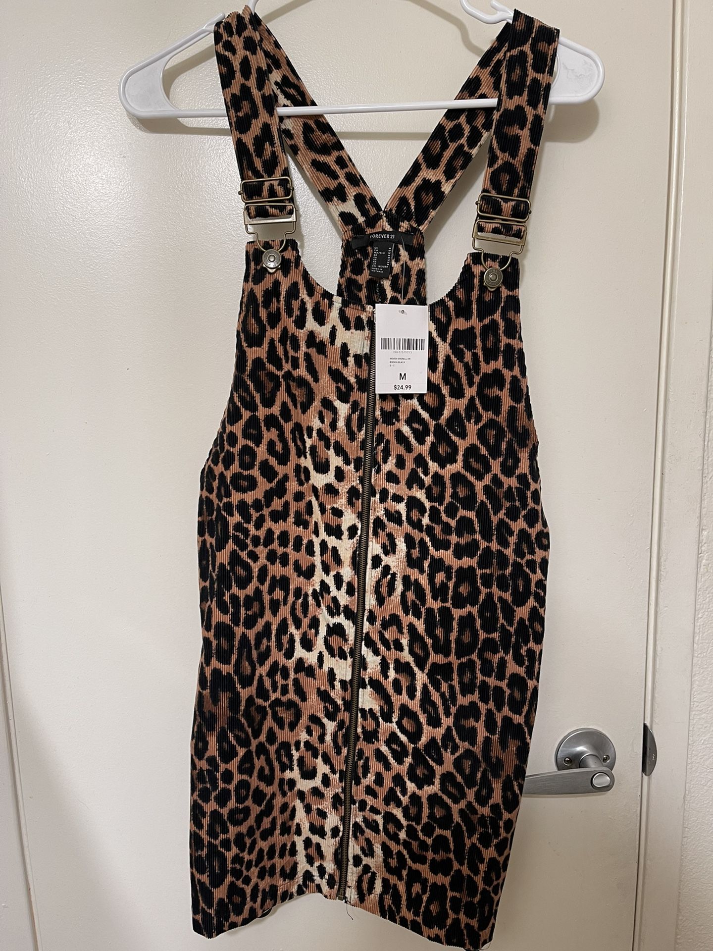 Forever21 Overall Cheetah Dress