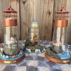 Thomas Kinkade Lights Of Inspiration And Lighthouse Light Of Peace