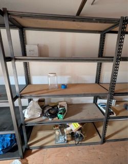 Garvee 72”h X 18”d X 48”w Heavy-Duty Garage Storage Shelves - 5-Tier Adjustable Metal Shelving Unit
