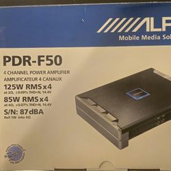 Alpine 4 Channel Amplifier 