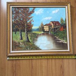 Oiginal oil painting, not a print.