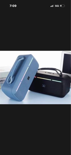 Bluetooth RGB LED wireless rechargeable speaker