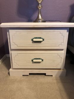 Dresser and two end tables