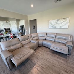 Recliner Leather Sofa