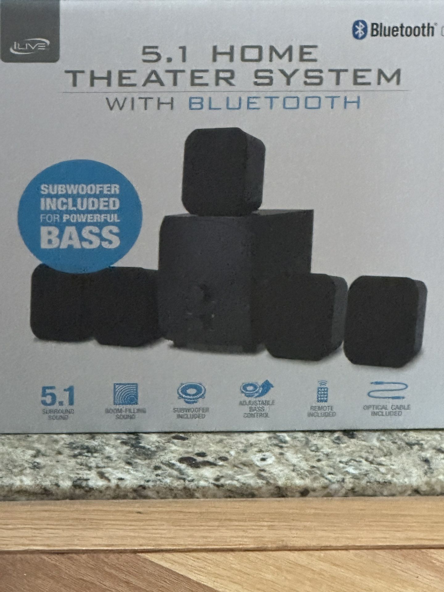 iLive 5.1 Bluetooth Home Theater System