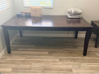 Dining table and chairs