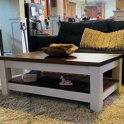 Solid Wood Coffee Table Handmade In Ocean Springs