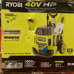 Ryobi 2000PSI Pressure Washer