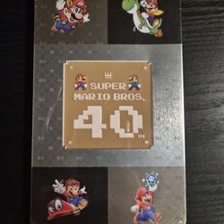 Nintendo Switch Super Mario Bros 40th Anniversary Steelbook Game Case