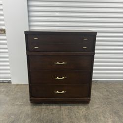 Midcentury Modern Dresser Tallboy Solid Wood