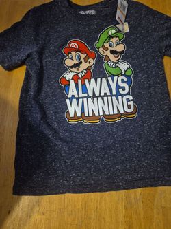Super Mario & Luigi Always Winning Graphic T-Shirt
