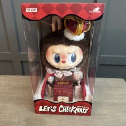 Authentic Labubu let’s Checkmate king Sealed New In Box 