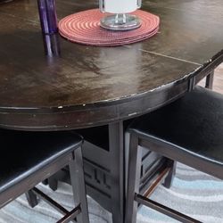 Wooden Breakfast Table Of 4