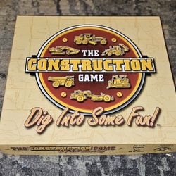 The Construction Game Dig Into Some Fun! (2002) 100% Complete Very Good Condition!