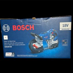 18v Bosch 5in Deep Cordless  Bandsaw - New In Box 