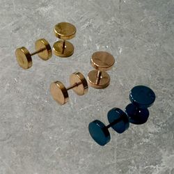 Barbell Stud Earrings made from Surgical Steal