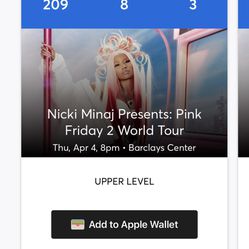 2 Nicki Minaj Tickets