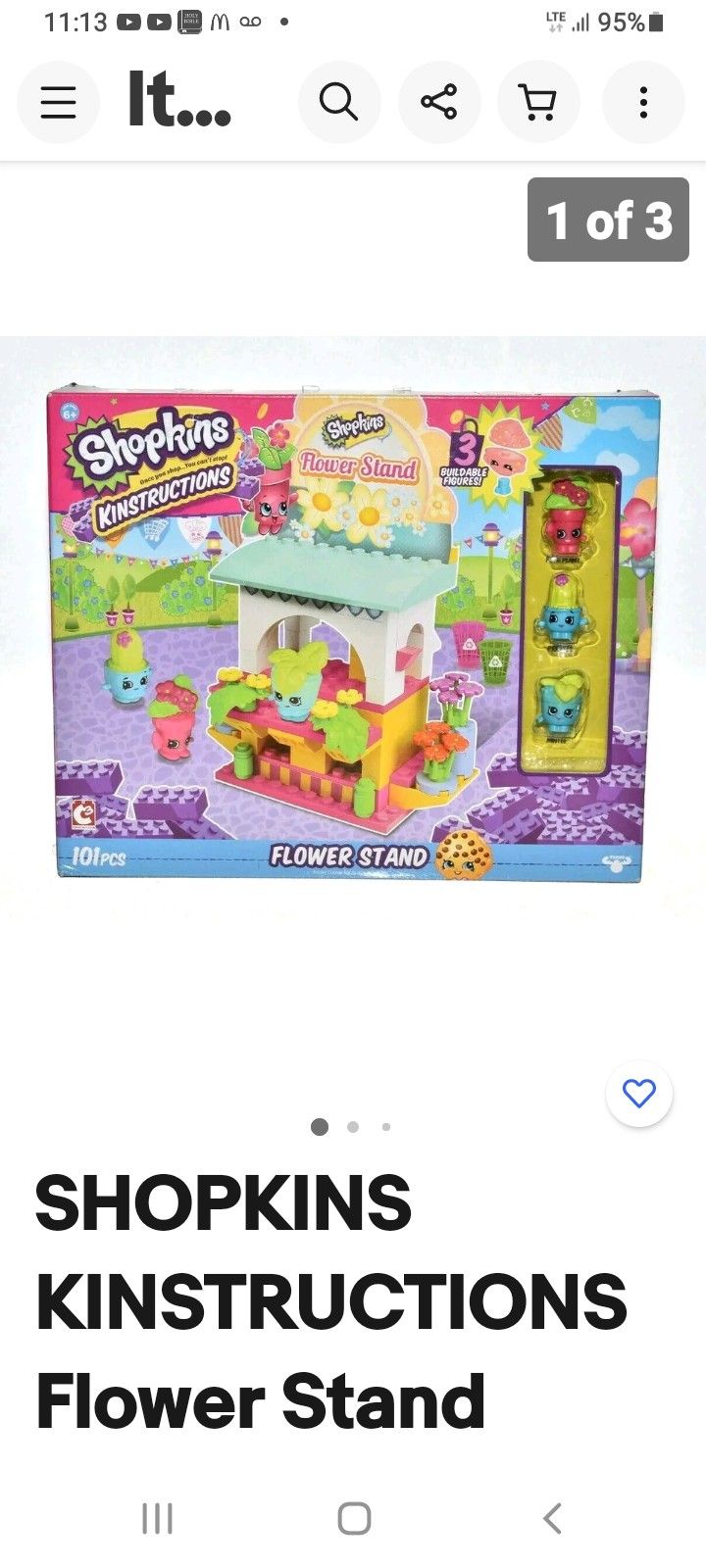 Shopkins Flower Shop Brand New In The Box