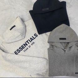🧥 FEAR OF GOD ESSENTIALS HOODIES – ALL SIZES XXS–XXL (NEW) 