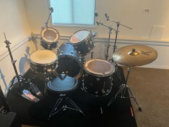 DW Collector’s Maple Standard Drum Kit w/ DW Hardware & Zildjian A Custom Ride