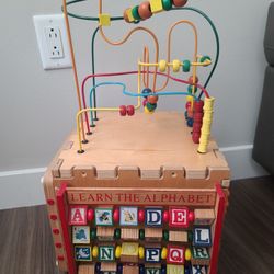Montessori Activity Cube Wooden