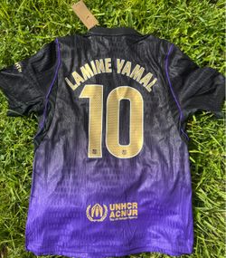 Lamine yamal fc Barcelona Kobe Bryant purple jersey