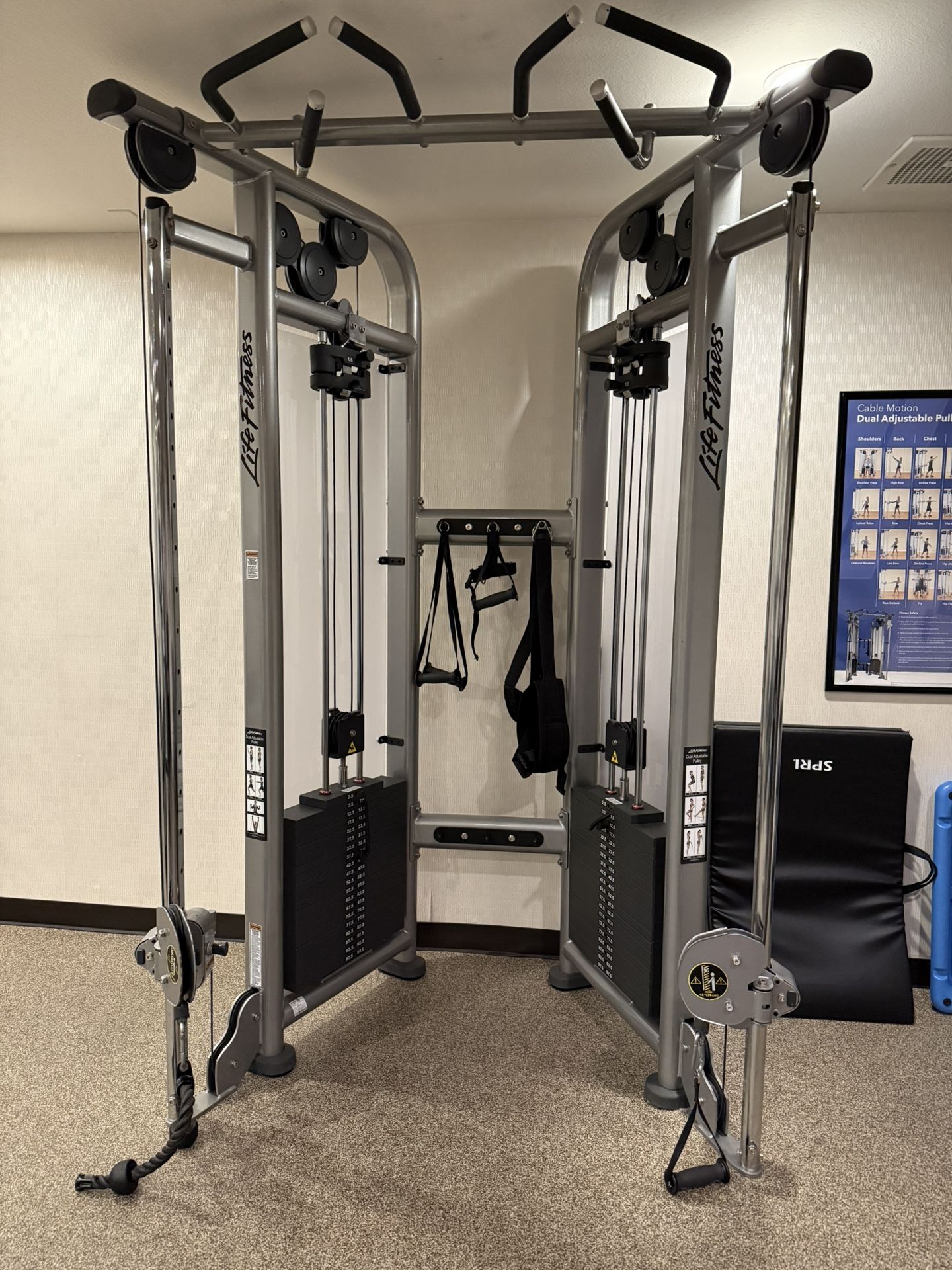 Life Fitness Dual Adjustable Pulley Equipment
