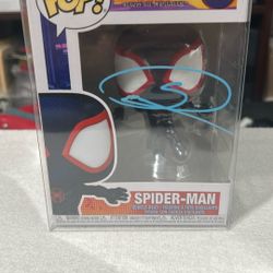 Shameik Moore Autographed Spider-Man Across Spider-Verse Miles Morales Pop #1223