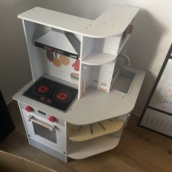 Kids Kitchen Playset with Food Toys
