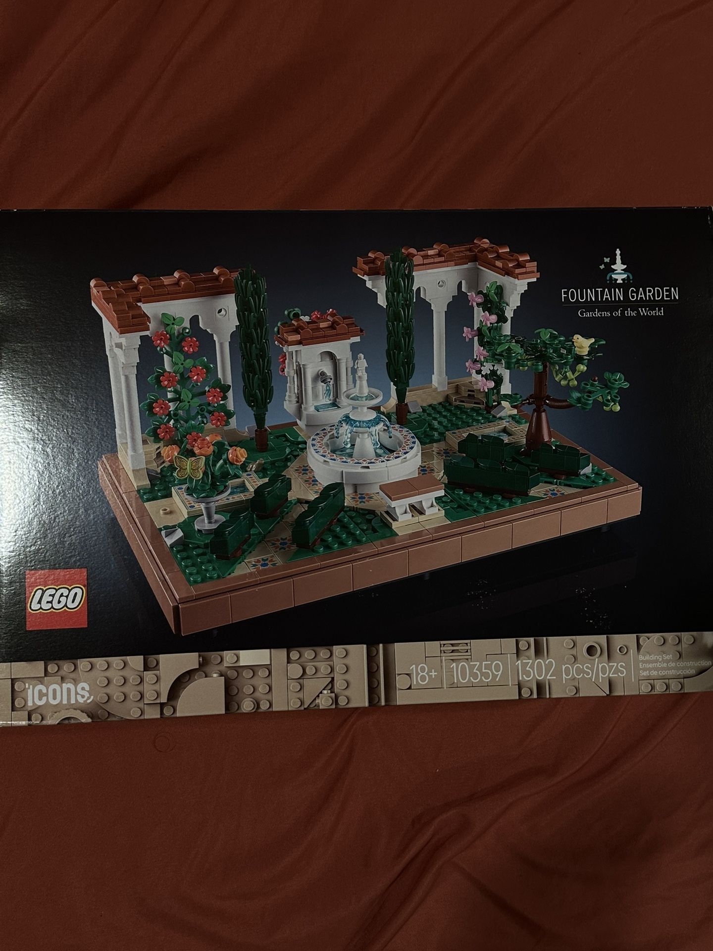 Lego Fountain Garden Icons