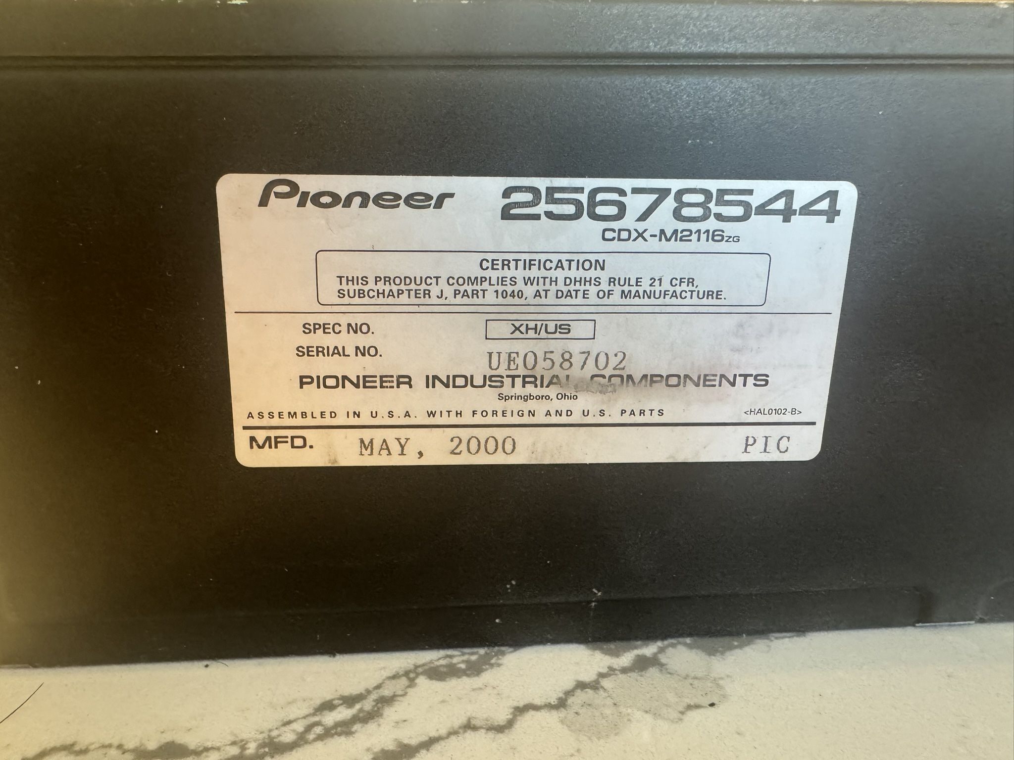 GM 12 Disk Changer 25678544 FBody Camaro Firebird Corvette