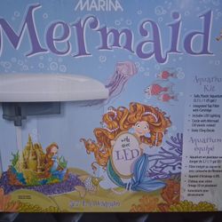 Marina Mermaid  fish tank (1 us Gal.)