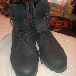 Black Timberland Boots Size 12