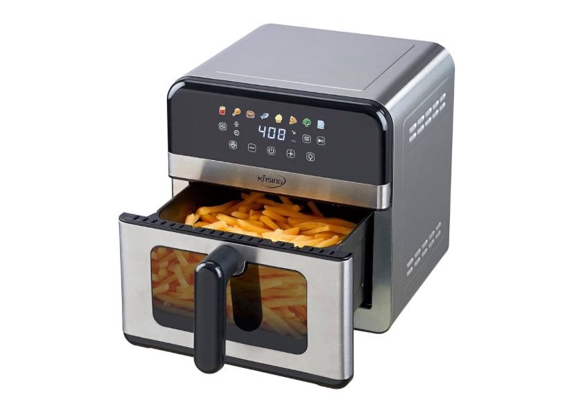KINSING 7.5 Quart 8-in-1 Air Fryer With Visible Window