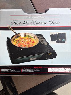 Premium Portable Butane Stove with Carrying Case