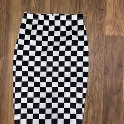 Forever 21 Checkered Pencil Skirt Size Smal