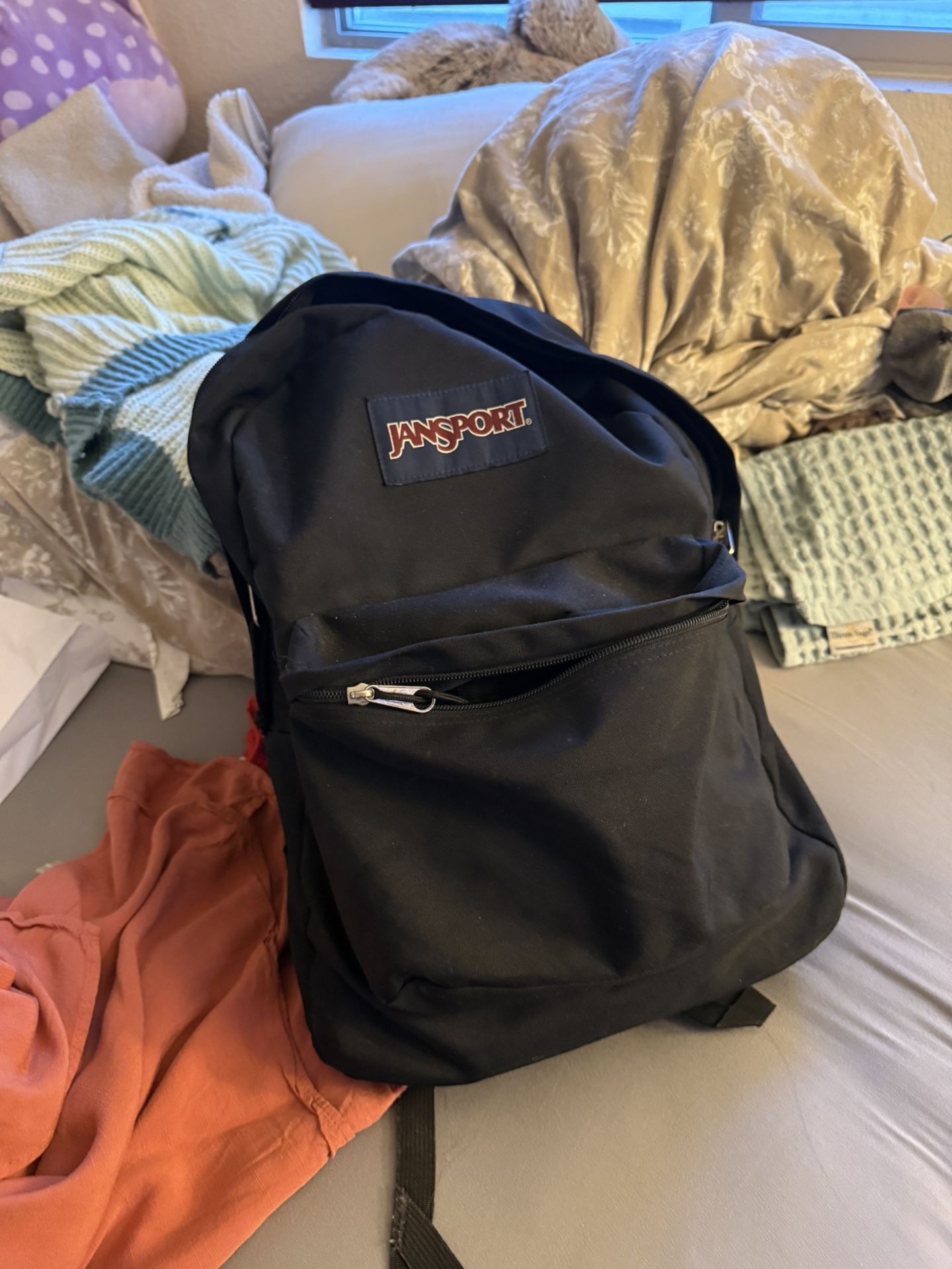 Black backpack