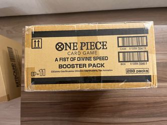 OP 11 A Fist of Divine Speed Booster Box Case