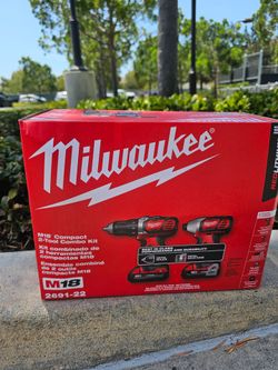 Milwaukee drill combo set (never opened)