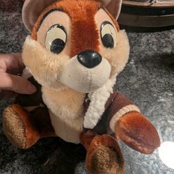 1990s Chip And Dale Rescue Rangers Stuffed Animal 