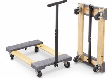 NEW Swivel Handle for Wooden Dolly Adjustable T-Handle , 600 Lbs