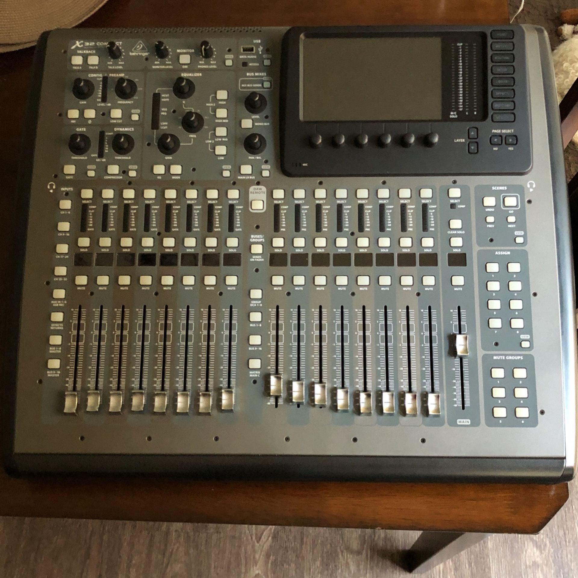 Digital Mixer - Behringer X32 compact and S16 Digital Snake
