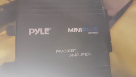PYLE MINI BLUE SERIES PFA330BT BKUETOOTH AMPLIFIER
