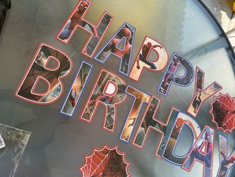 Spider-Man Happy Birthday Decorations