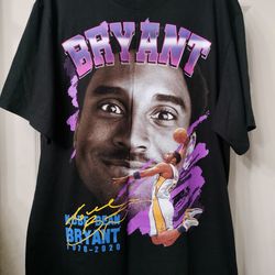 Vintage Y2K 2000s Style Kobe Bryant Tribute Shirt Size XL